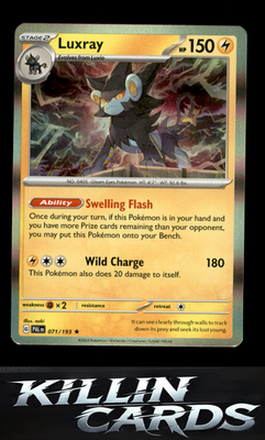 Luxray 071/193 Pokemon Rare SV02: Paldea Evolved Card NM