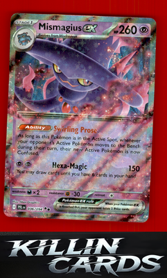 Mismagius ex - 036/094 036/094 Pokemon Double Rare ME02: Phantasmal Flames Card