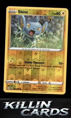 Reverse Holofoil Shinx 031/072 Pokemon Common Shining Fates Card NM