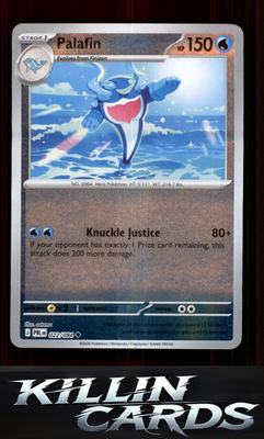 Palafin 022/084 Pokemon Uncommon ME05: Pitch Black Card NM