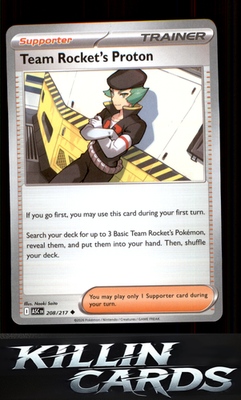 Team Rocket's Proton 208/217 Pokemon Uncommon ME: Ascended Heroes Card NM