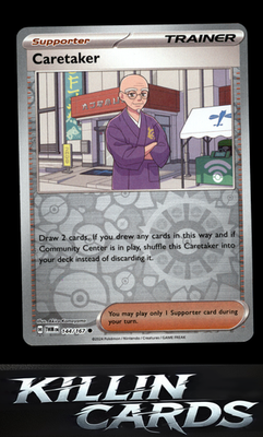 Reverse Holofoil Caretaker - 144/167 144/167 Pokemon Common SV06: Twilight Masqu