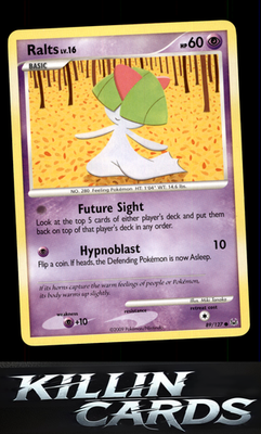Ralts 89/127 Pokemon Common Platinum Card LP