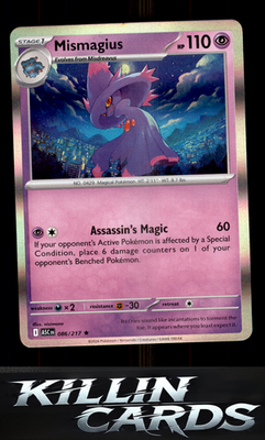 Mismagius 086/217 Pokemon Rare ME: Ascended Heroes Card NM