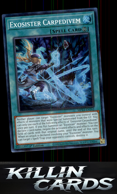 1st Edition Exosister Carpedivem MP23-EN262 YuGiOh Super Rare 25th Anniversary T