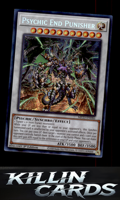1st Edition Psychic End Punisher MP23-EN086 YuGiOh Prismatic Secret Rare 25th An
