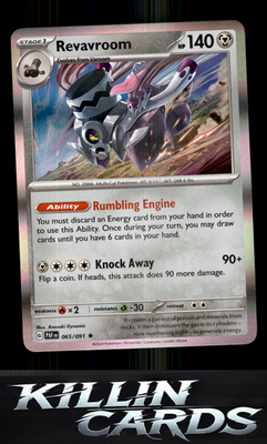 Revavroom - 065/091 065/091 Pokemon Rare SV: Paldean Fates Card NM