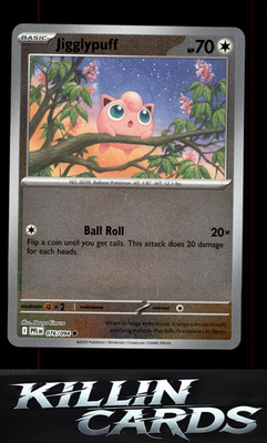 Reverse Holofoil Jigglypuff 076/094 Pokemon Common ME02: Phantasmal Flames Card