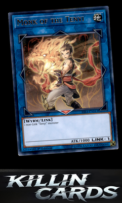 1st Edition Monk of the Tenyi RIRA-EN043 YuGiOh Rare Rising Rampage Card NM