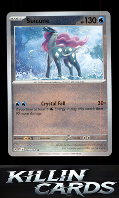 Reverse Holofoil Suicune 026/094 Pokemon Rare ME02: Phantasmal Flames Card NM