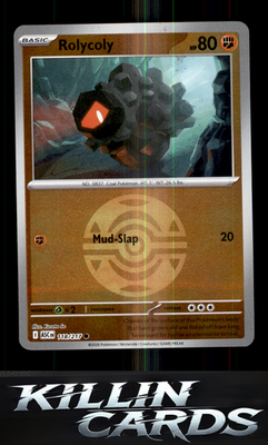 Reverse Holofoil Rolycoly (Energy Symbol Pattern) 118/217 Pokemon Common ME: Asc