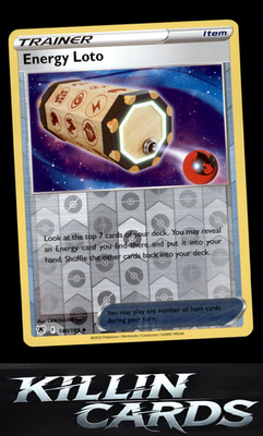 Reverse Holofoil Energy Loto 140/189 Pokemon Uncommon SWSH10: Astral Radiance Ca