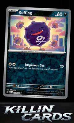 Koffing 109/165 Pokemon Common SV: Scarlet & Violet 151 Card NM