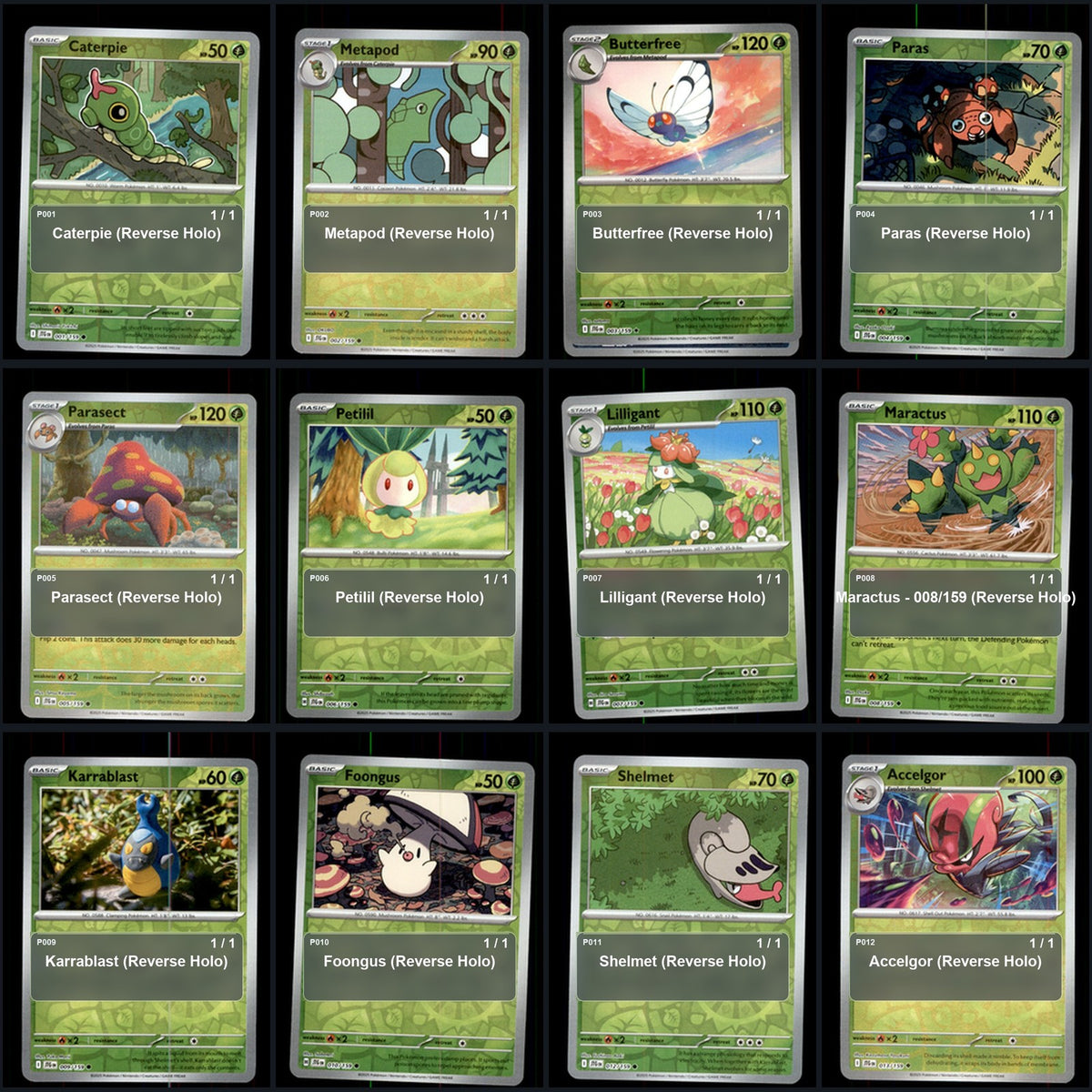 Pokemon TCG SV09: Journey Together Reverse Holo Master Set 124 Reverse Holo Card