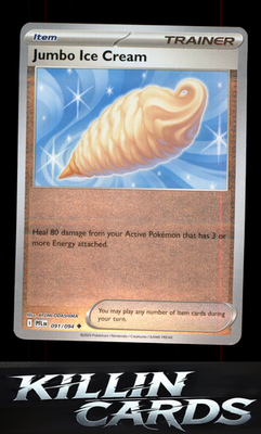 Reverse Holofoil Jumbo Ice Cream 091/094 Pokemon Uncommon ME02: Phantasmal Flame