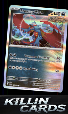 Roaring Moon 109/162 Pokemon Rare SV05: Temporal Forces Card NM