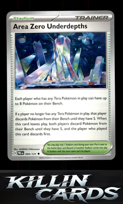 Area Zero Underdepths 094/131 Pokemon Uncommon SV: Prismatic Evolutions Card NM