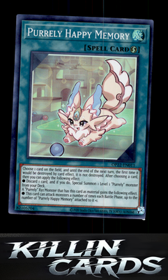 Purrely Happy Memory OP22-EN011 YuGiOh Super Rare OTS Tournament Pack 22 Card NM
