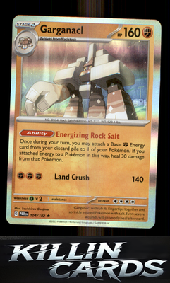 Garganacl - 104/182 104/182 Pokemon Rare SV04: Paradox Rift Card NM