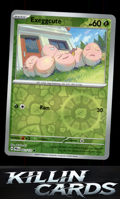 Reverse Holofoil Exeggcute 001/131 Pokemon Common SV: Prismatic Evolutions Card