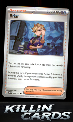 Briar 100/131 Pokemon Uncommon SV: Prismatic Evolutions Card NM