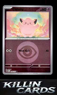 Reverse Holofoil Clefairy (Energy Symbol Pattern) 074/217 Pokemon Common ME: Asc