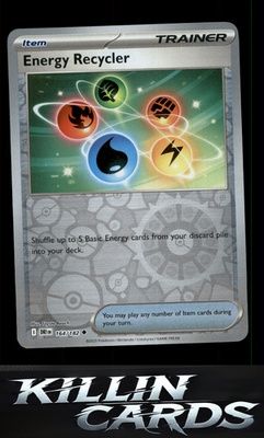 Reverse Holofoil Energy Recycler 164/182 Pokemon Uncommon SV10: Destined Rivals