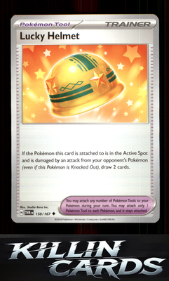 Lucky Helmet 158/167 Pokemon Uncommon SV06: Twilight Masquerade Card NM