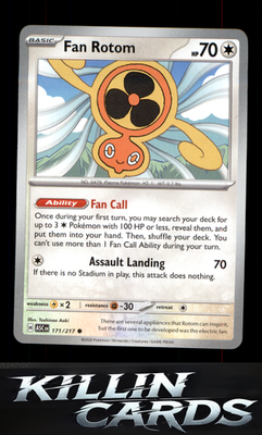 Fan Rotom - 171/217 171/217 Pokemon Common ME: Ascended Heroes Card NM
