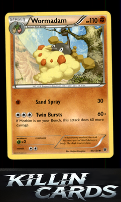 Wormadam (44) 44/124 Pokemon Uncommon XY - Fates Collide Card LP