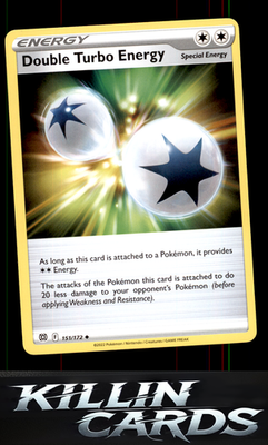 Double Turbo Energy 151/172 Pokemon Uncommon SWSH09: Brilliant Stars Card NM