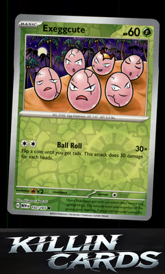Reverse Holofoil Exeggcute 102/165 Pokemon Common SV: Scarlet & Violet 151 Card