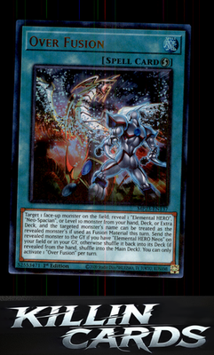1st Edition Over Fusion MP23-EN137 YuGiOh Ultra Rare 25th Anniversary Tin: Dueli