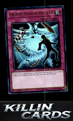 1st Edition Heavy Storm Duster DUDE-EN050 YuGiOh Ultra Rare Duel Devastator Card