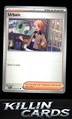 Urbain 214/217 Pokemon Uncommon ME: Ascended Heroes Card NM