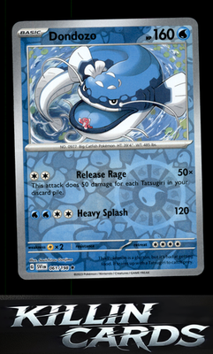 Reverse Holofoil Dondozo - 061/198 061/198 Pokemon Rare SV01: Scarlet & Violet B
