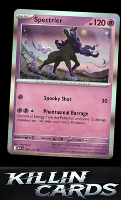 Spectrier 098/217 Pokemon Rare ME: Ascended Heroes Card NM