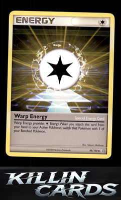 Warp Energy 95/100 Pokemon Uncommon Stormfront Card LP