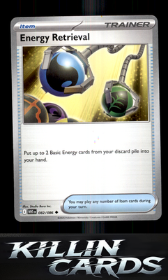 Energy Retrieval 082/086 Pokemon Uncommon SV: White Flare Card NM