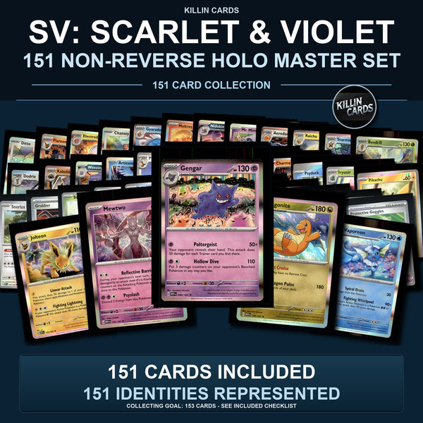 Pokemon TCG SV: Scarlet & Violet 151 C/UC/R Standard Set 151 Cards