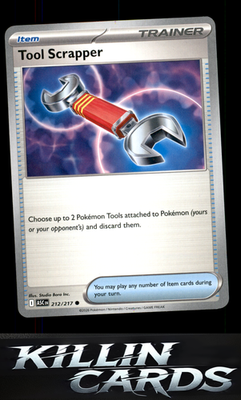 Tool Scrapper 212/217 Pokemon Common ME: Ascended Heroes Card NM
