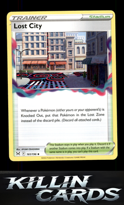 Lost City 161/196 Pokemon Uncommon SWSH11: Lost Origin Card NM