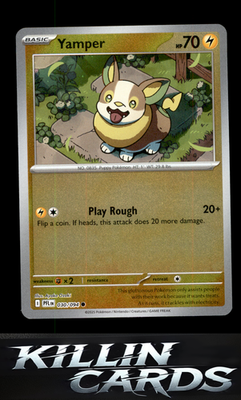 Reverse Holofoil Yamper - 030/094 030/094 Pokemon Common ME02: Phantasmal Flames