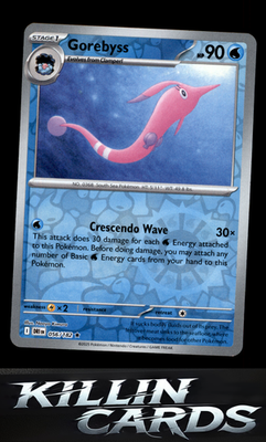 Reverse Holofoil Gorebyss 056/182 Pokemon Rare SV10: Destined Rivals Card NM