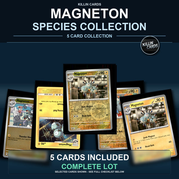 Pokemon TCG Magneton Species Collection 5 Different Cards