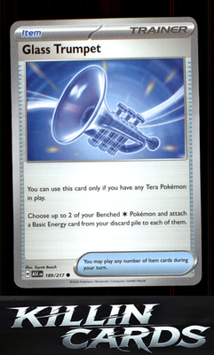 Glass Trumpet - 189/217 189/217 Pokemon Common ME: Ascended Heroes Card NM