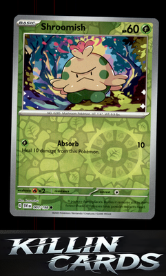Reverse Holofoil Shroomish 003/198 Pokemon Common SV01: Scarlet & Violet Base Se