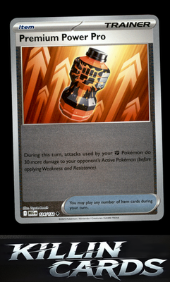Reverse Holofoil Premium Power Pro - 124/132 124/132 Pokemon Uncommon ME01: Mega
