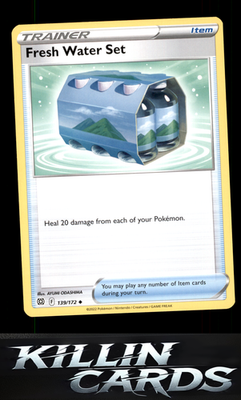 Fresh Water Set 139/172 Pokemon Uncommon SWSH09: Brilliant Stars Card NM