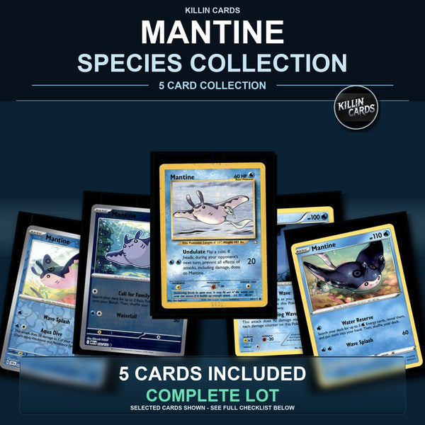 Pokemon TCG Mantine Species Collection 5 Different Cards